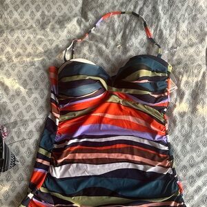 Women’s Anne Cole size Large Tankini Top ~ new